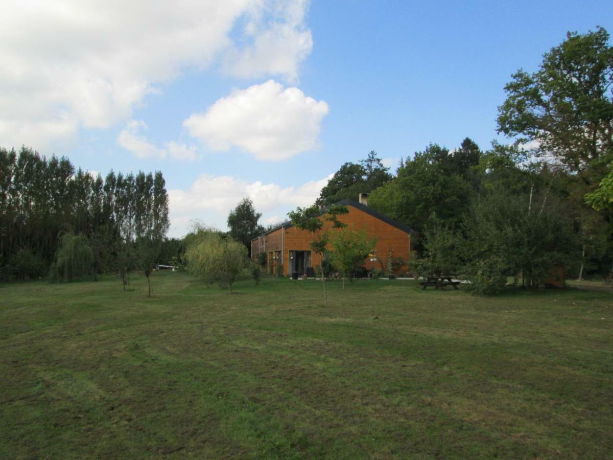 Florennes Gite Neuf 150 M2 Devant Un Grand Lac Prive De 2 Hectares Poissonneux Au Milieu Des Bois Eksteriør billede